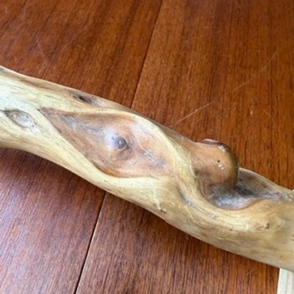 Alaskan Rustic Live Edge Wood Towel Bar Handcrafted Branch Style 21